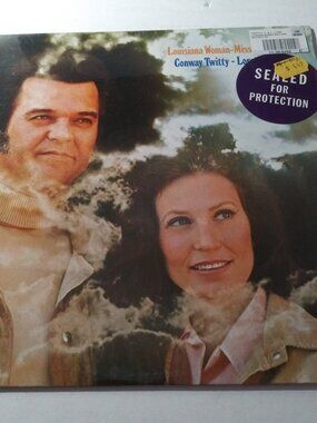 Conway Twitty & Loretta Lynn ‎– Louisiana Woman-Mississippi Man VG+ Record 1973